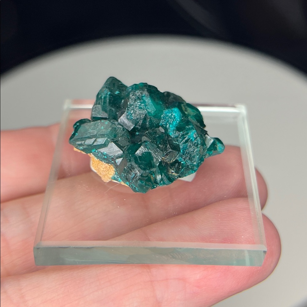 Dioptase Specimen on Matrix